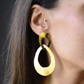 Boucles d'oreilles double anneaux Noces de Cana 2